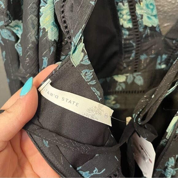 Altar'd State Maisley Ruffle Floral Mini Dress - Picture 9 of 11